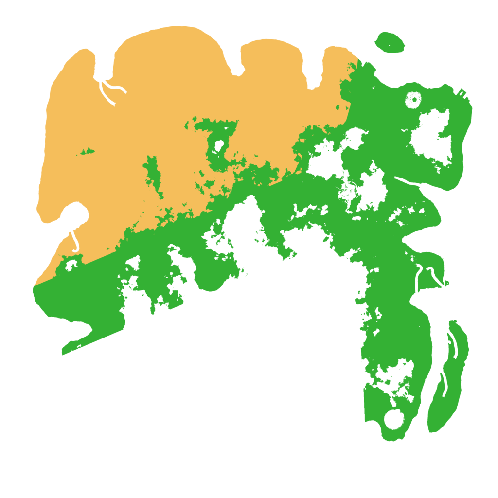 Biome Rust Map: Procedural Map, Size: 4500, Seed: 1065394127