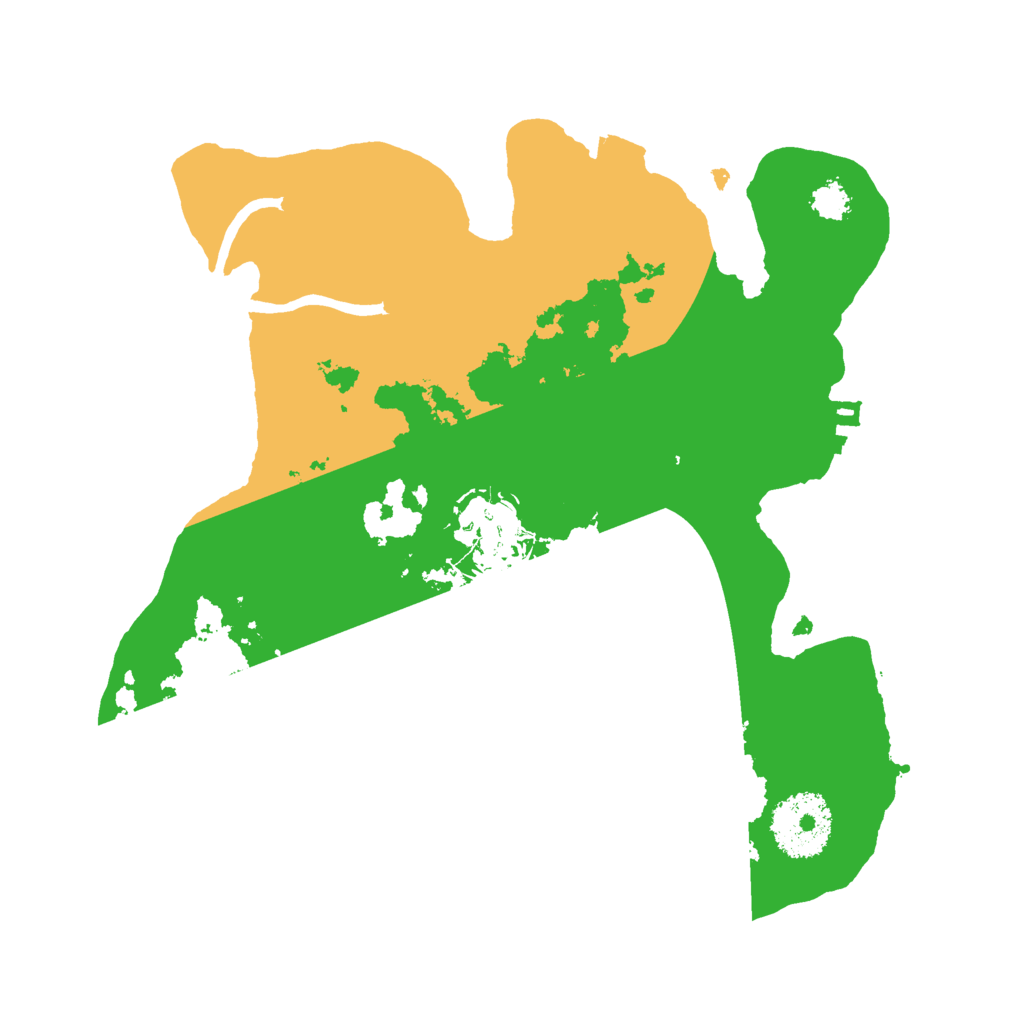 Biome Rust Map: Procedural Map, Size: 2500, Seed: 987932729