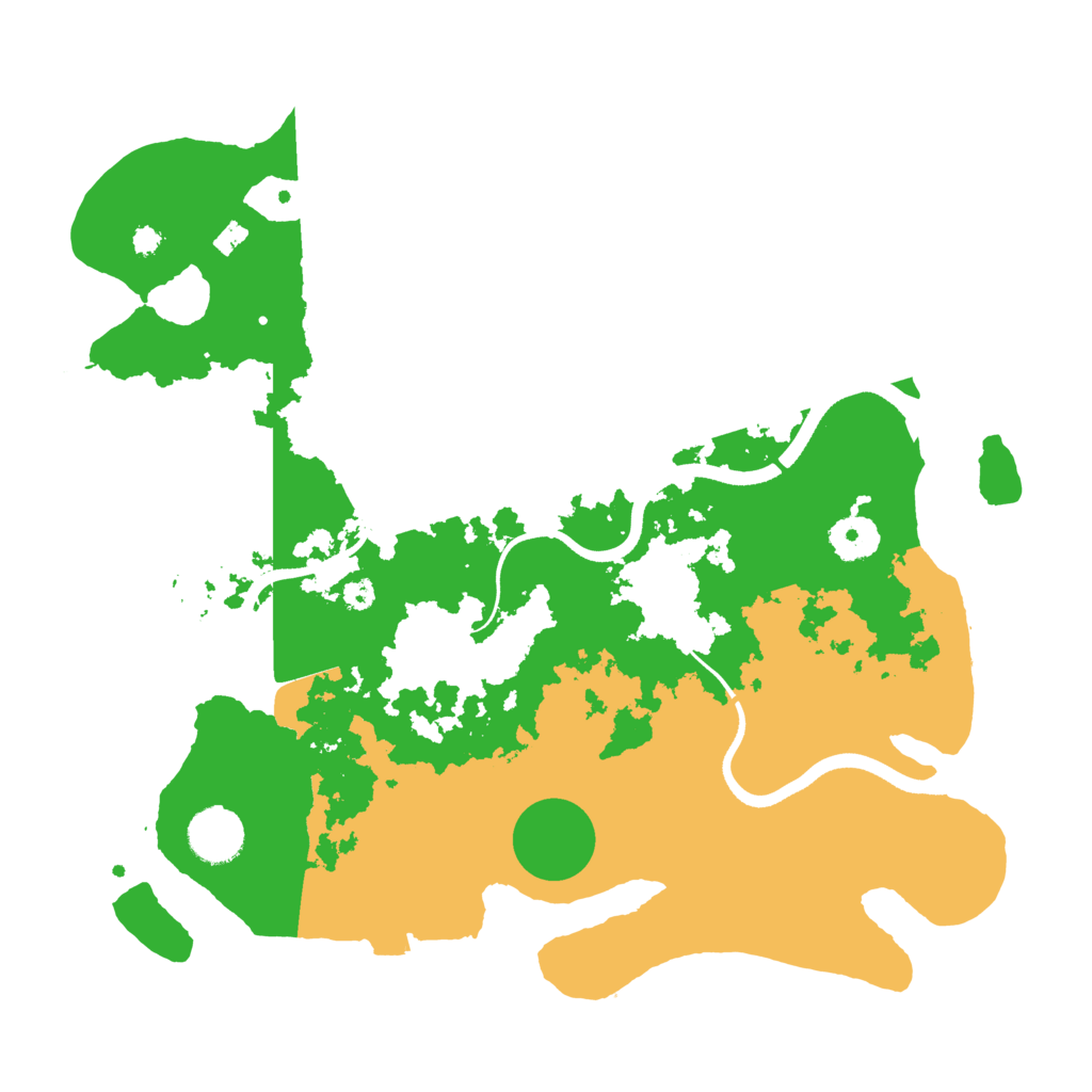 Biome Rust Map: Procedural Map, Size: 3500, Seed: 1904285298