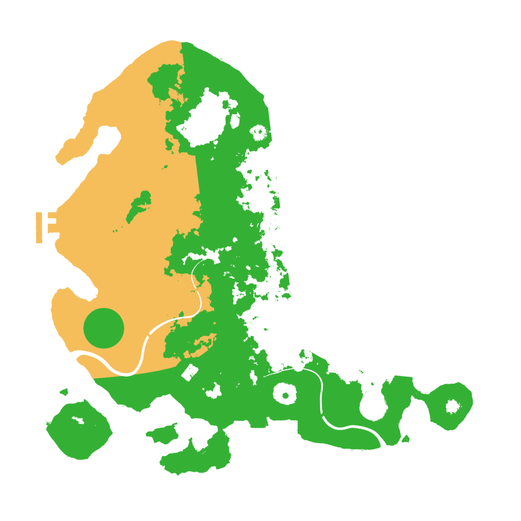 Biome Rust Map: Procedural Map, Size: 3400, Seed: 1231558203