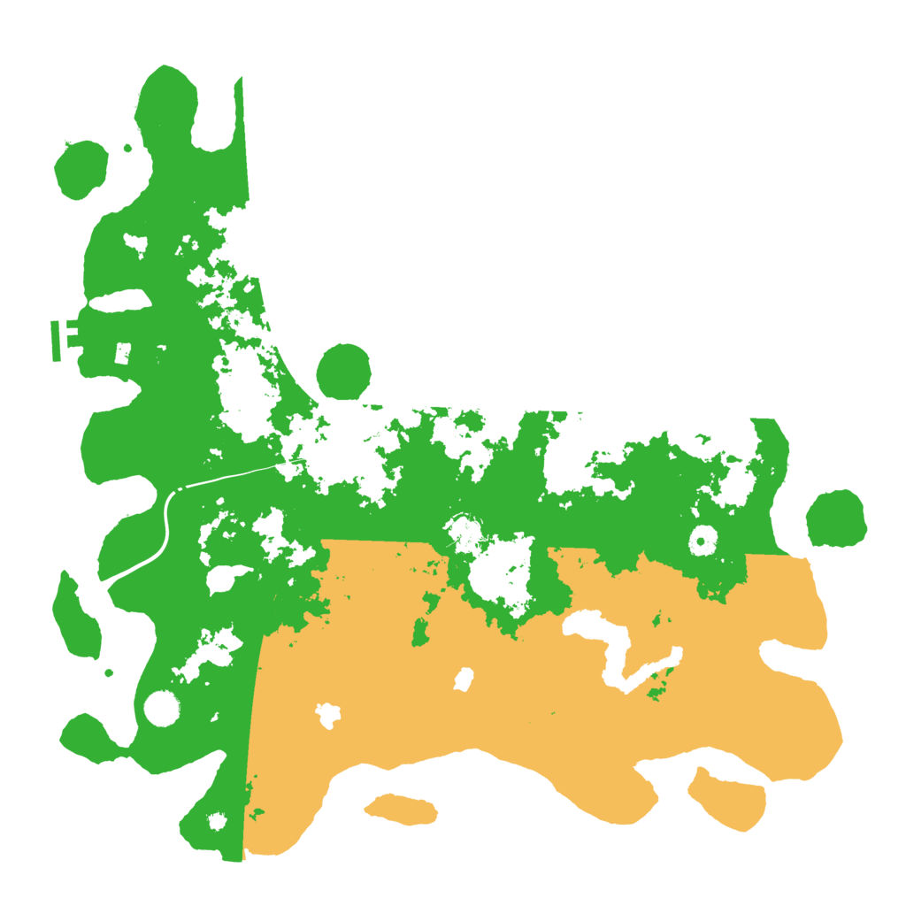 Biome Rust Map: Procedural Map, Size: 4500, Seed: 8585