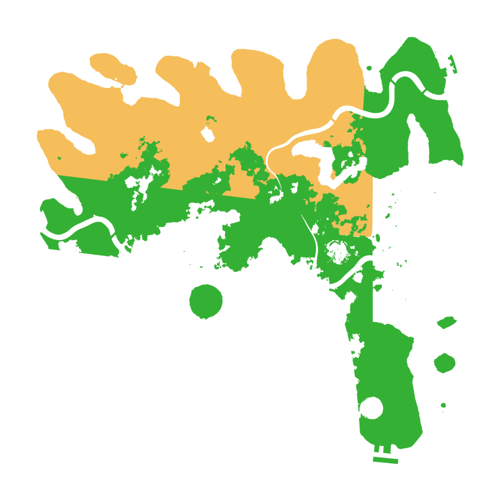 Biome Rust Map: Procedural Map, Size: 4000, Seed: 1207380352