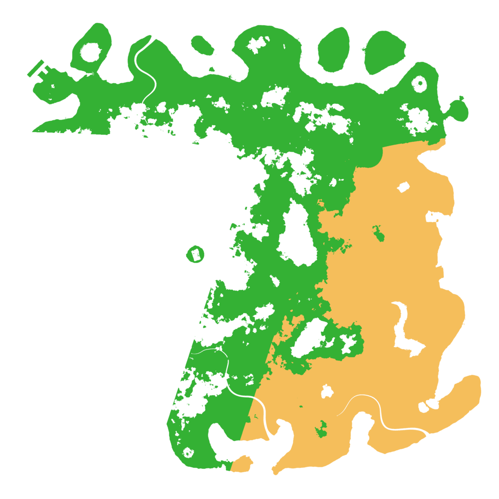 Biome Rust Map: Procedural Map, Size: 4800, Seed: 895328913