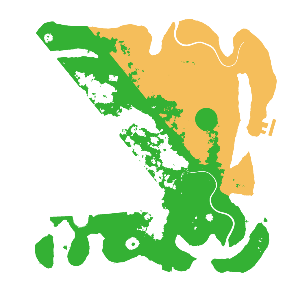 Biome Rust Map: Procedural Map, Size: 3500, Seed: 1194186950
