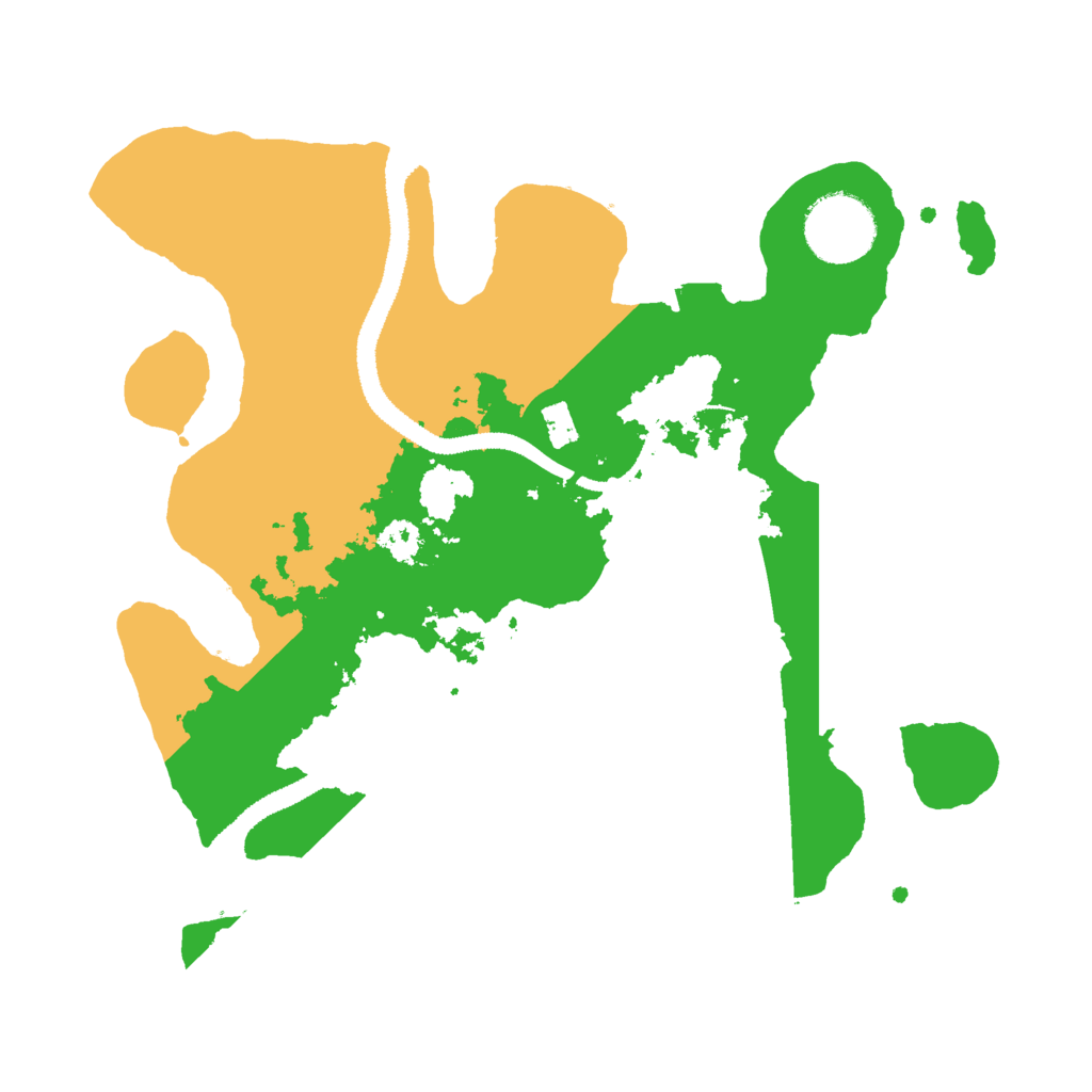 Biome Rust Map: Procedural Map, Size: 2750, Seed: 889770081