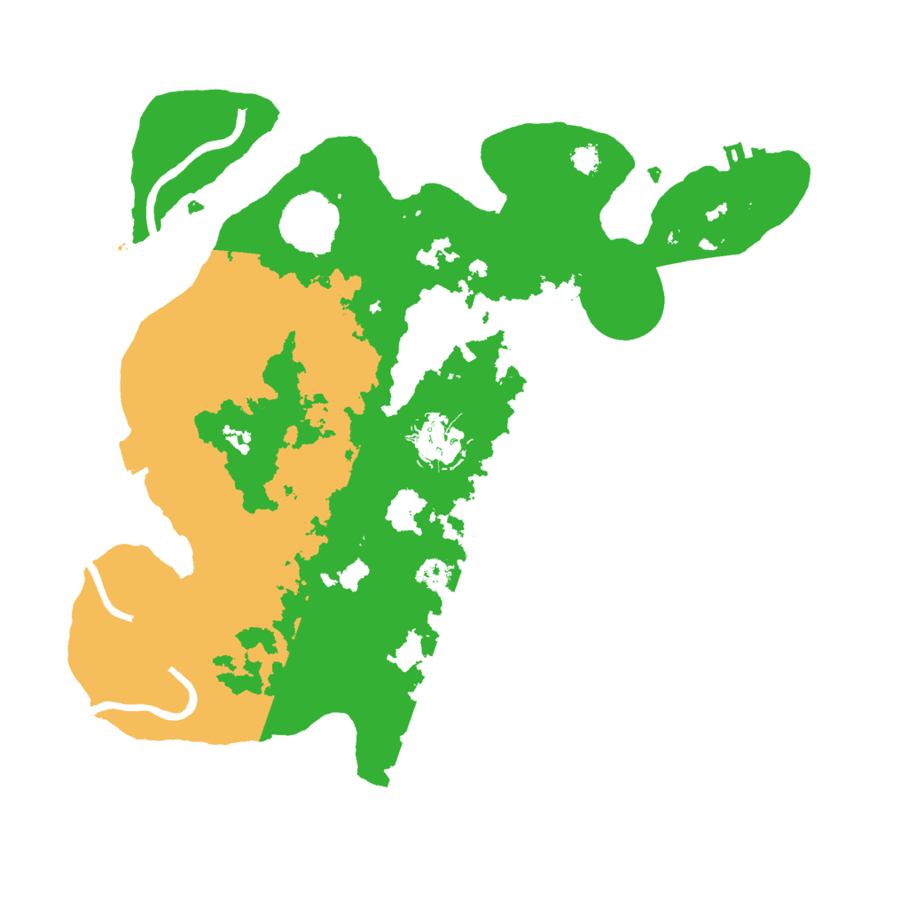 Biome Rust Map: Procedural Map, Size: 3000, Seed: 4635819