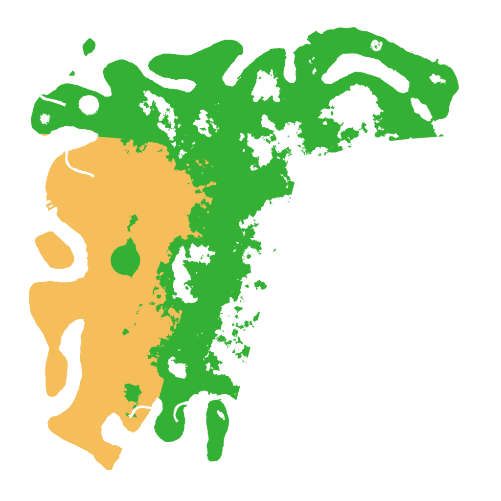 Biome Rust Map: Procedural Map, Size: 4500, Seed: 242134