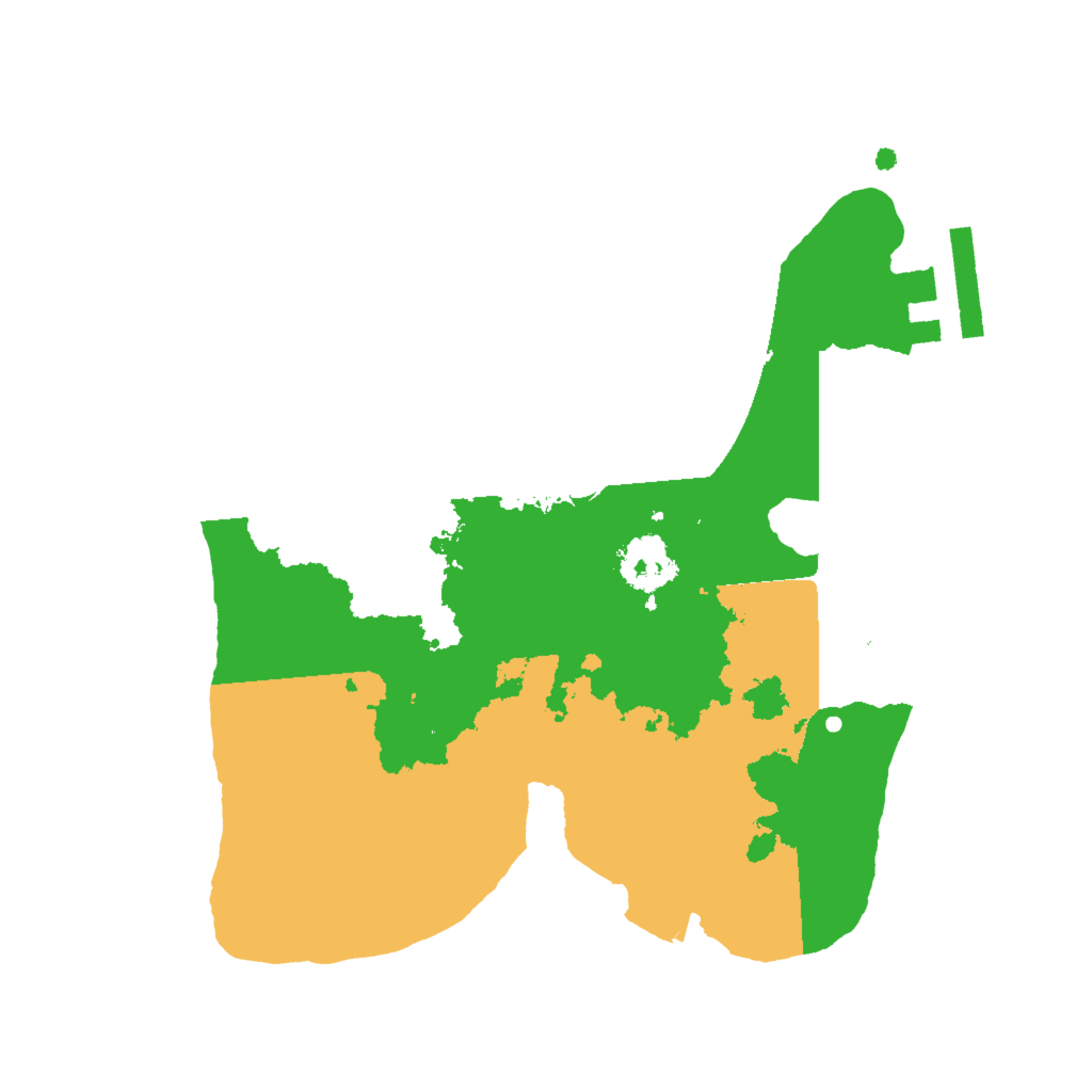 Biome Rust Map: Procedural Map, Size: 2000, Seed: 1356376549