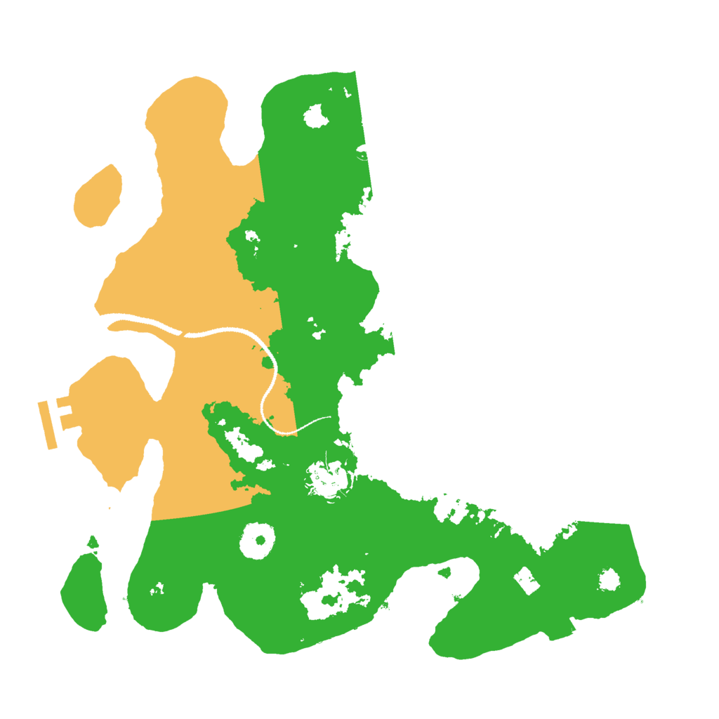 Biome Rust Map: Procedural Map, Size: 3000, Seed: 1266743978