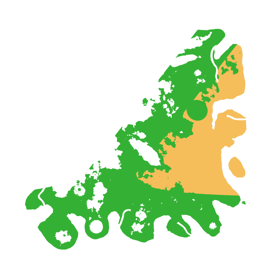 Biome Rust Map: Procedural Map, Size: 3550, Seed: 2233699