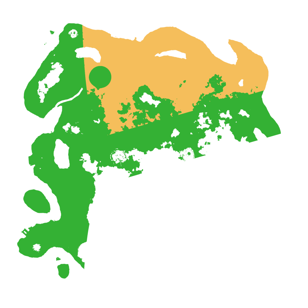 Biome Rust Map: Procedural Map, Size: 3700, Seed: 29393635