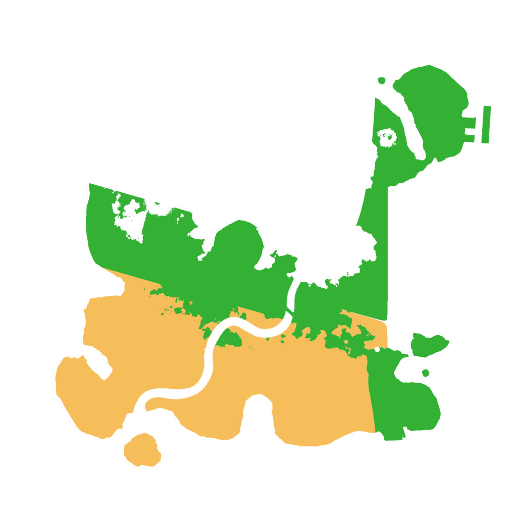 Biome Rust Map: Procedural Map, Size: 2800, Seed: 44835280