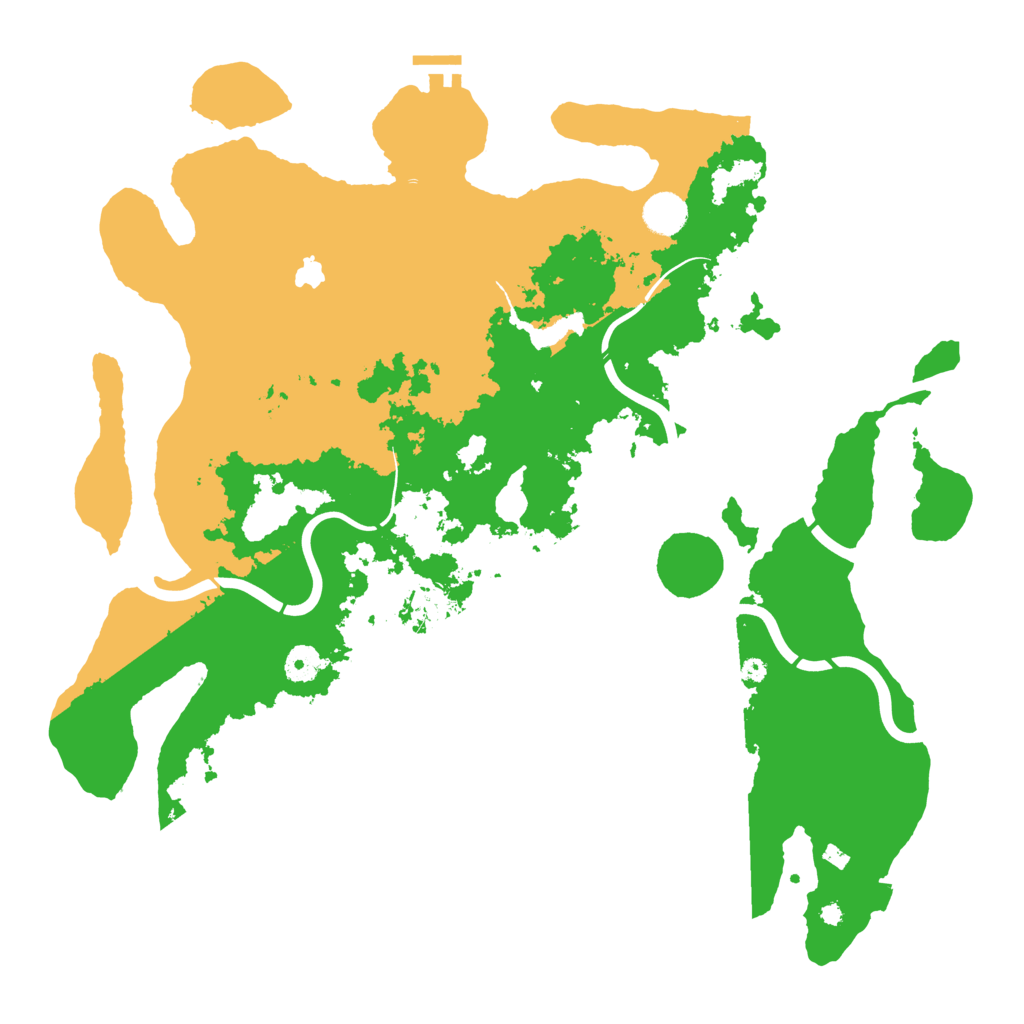 Biome Rust Map: Procedural Map, Size: 4250, Seed: 398889826