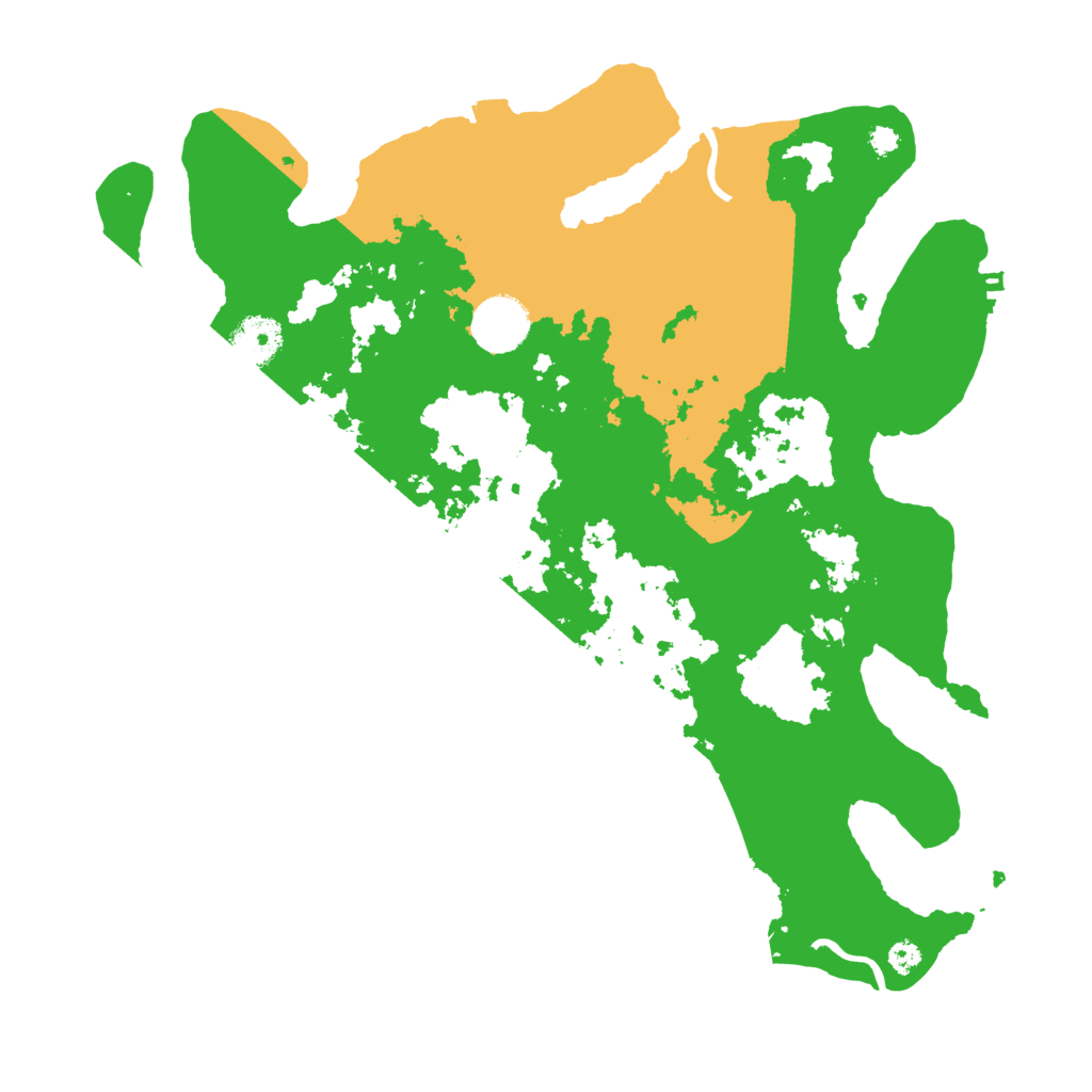 Biome Rust Map: Procedural Map, Size: 3500, Seed: 5221