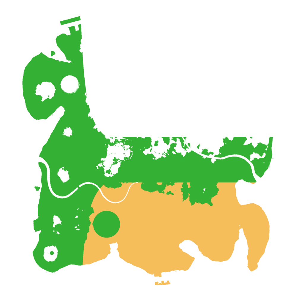 Biome Rust Map: Procedural Map, Size: 3000, Seed: 853269410