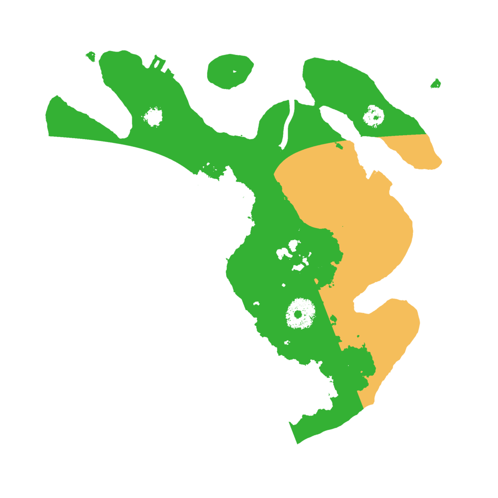 Biome Rust Map: Procedural Map, Size: 2500, Seed: 2147483642