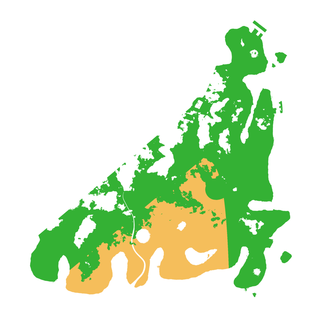 Biome Rust Map: Procedural Map, Size: 4000, Seed: 1333960492