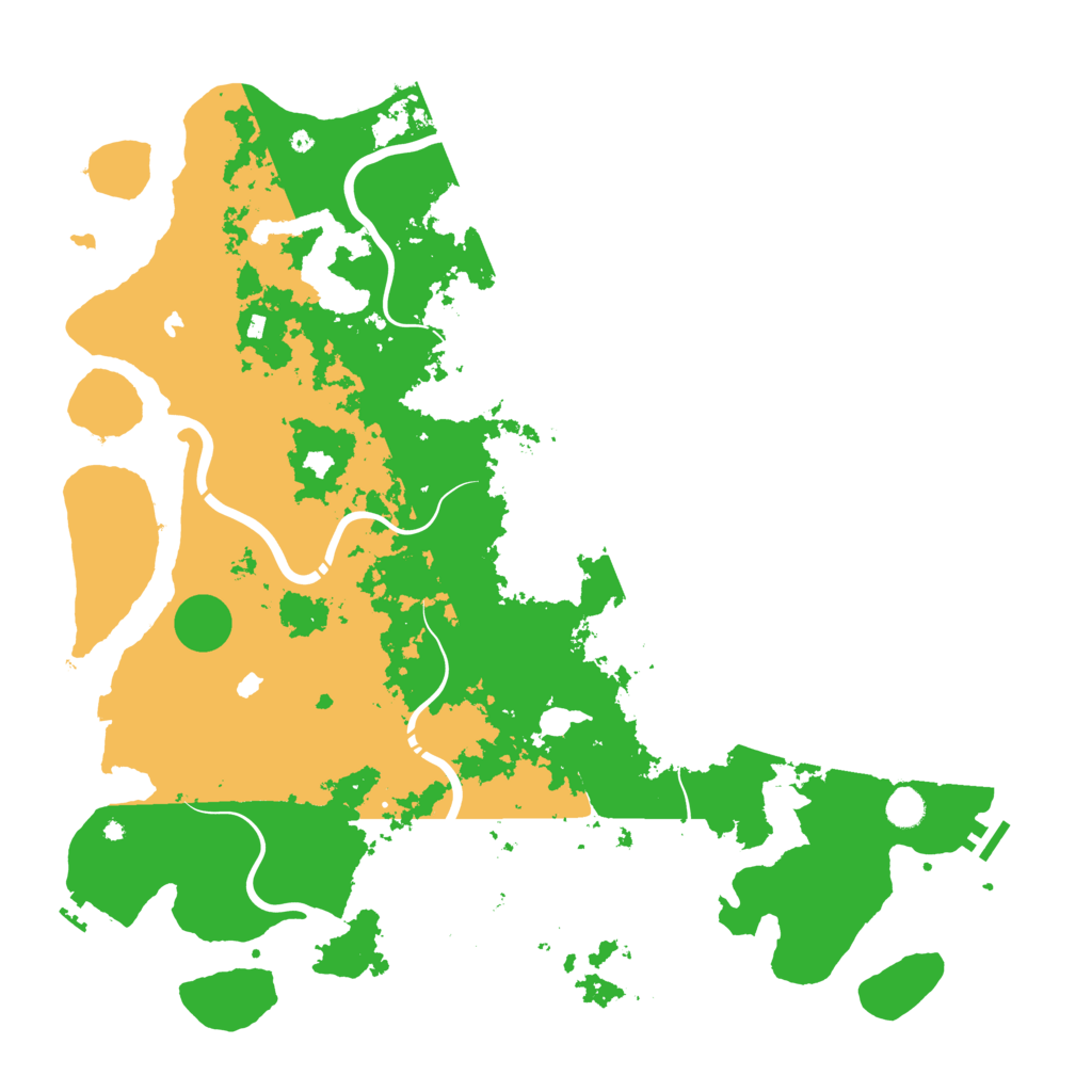Biome Rust Map: Procedural Map, Size: 5000, Seed: 576847709