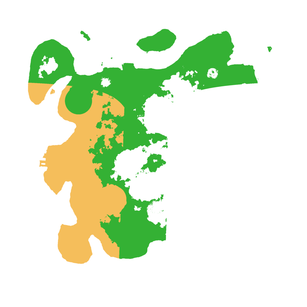Biome Rust Map: Procedural Map, Size: 3000, Seed: 2390280