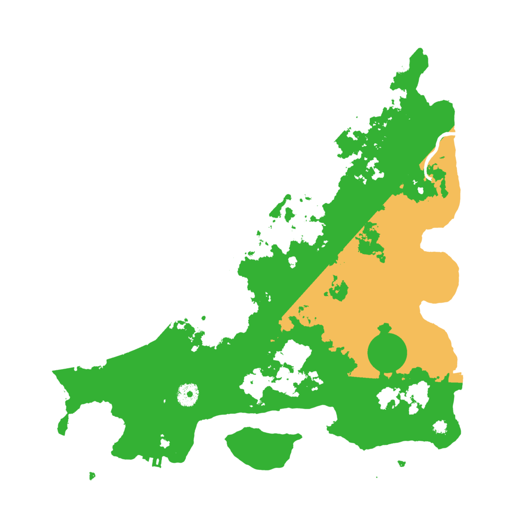 Biome Rust Map: Procedural Map, Size: 3500, Seed: 796182666