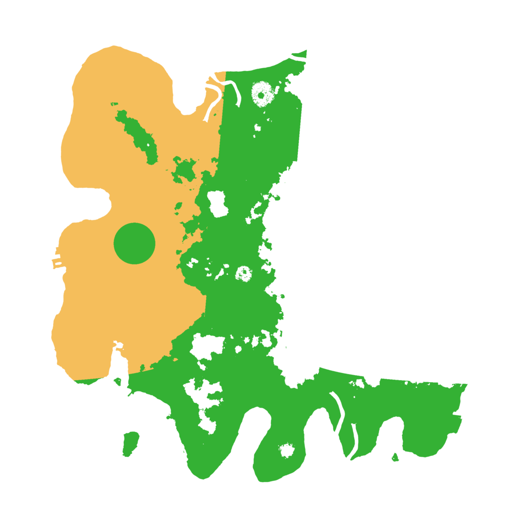 Biome Rust Map: Procedural Map, Size: 3333, Seed: 1540544623