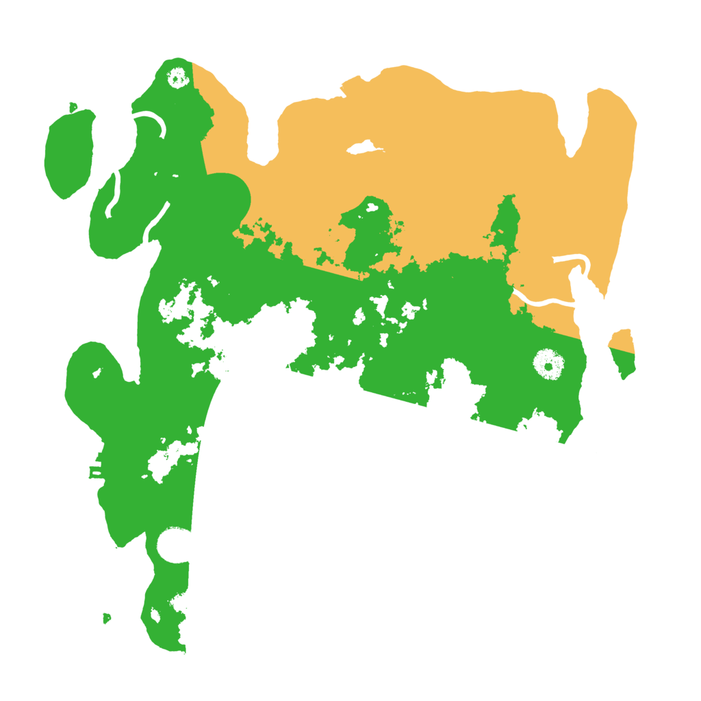 Biome Rust Map: Procedural Map, Size: 3500, Seed: 2107964035