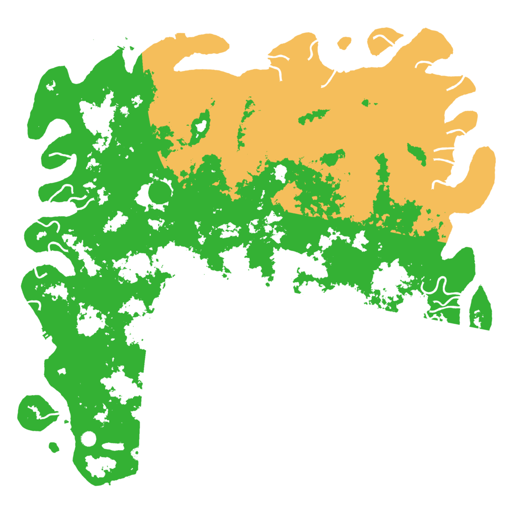 Biome Rust Map: Procedural Map, Size: 6000, Seed: 136985