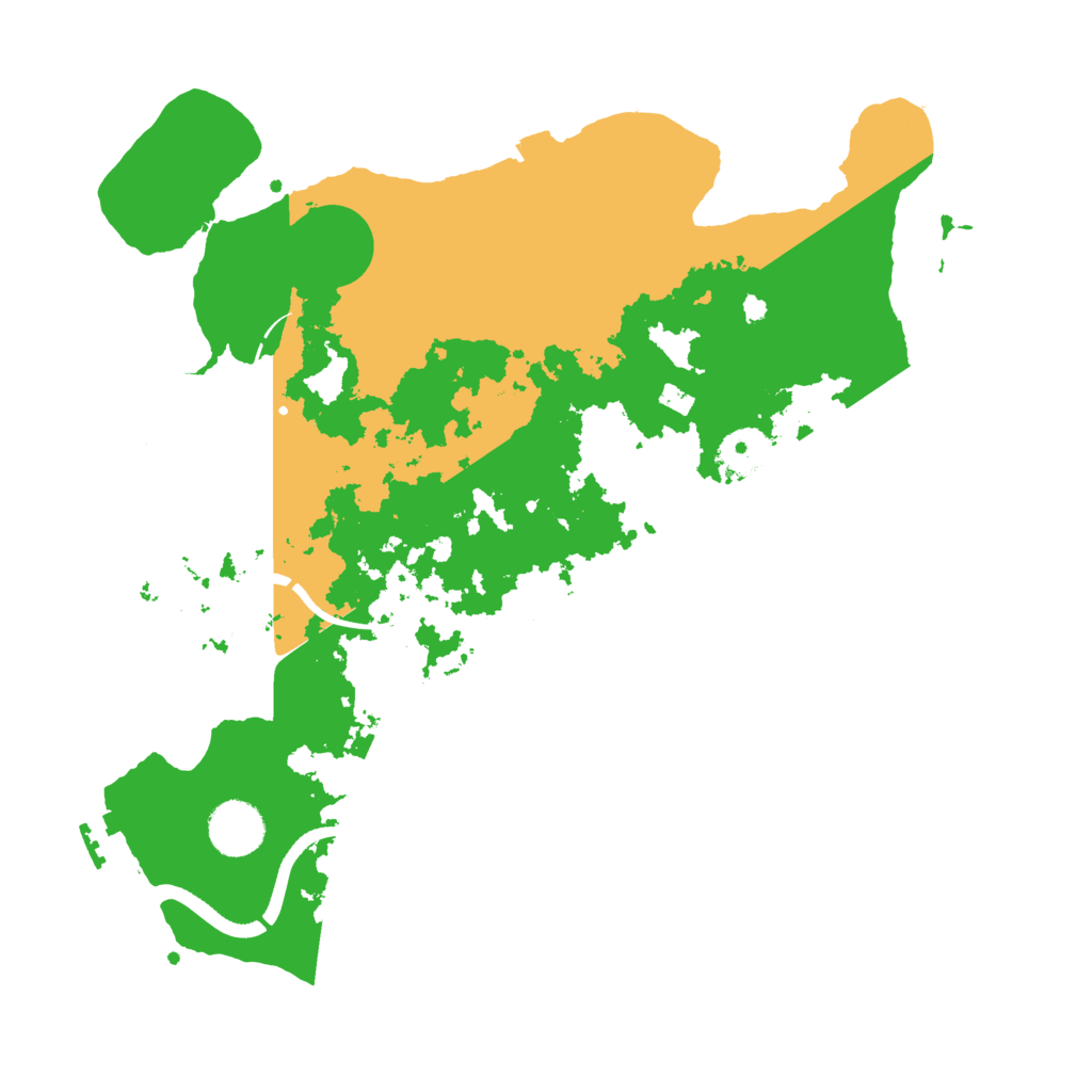 Biome Rust Map: Procedural Map, Size: 3500, Seed: 27368931