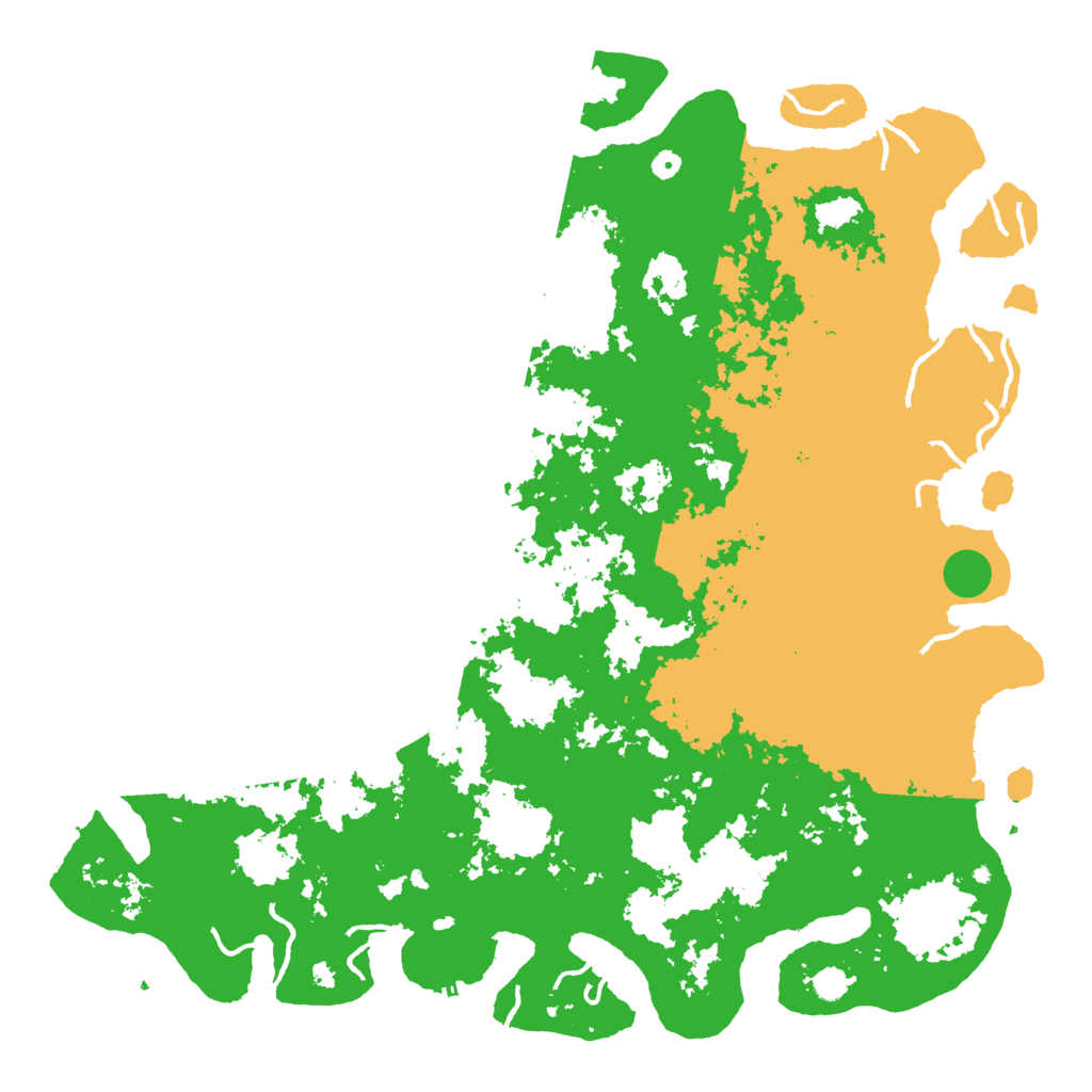 Biome Rust Map: Procedural Map, Size: 6000, Seed: 20092015