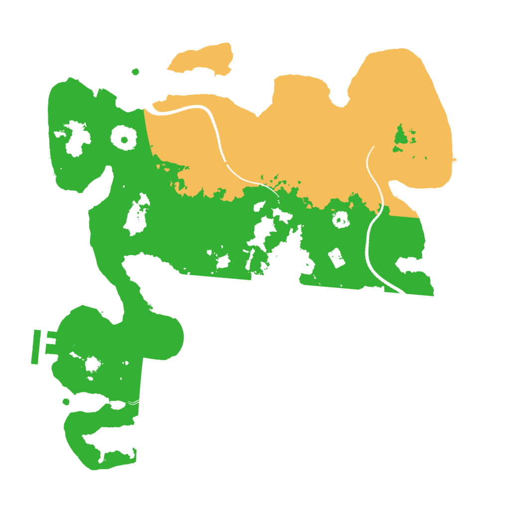 Biome Rust Map: Procedural Map, Size: 3000, Seed: 762589