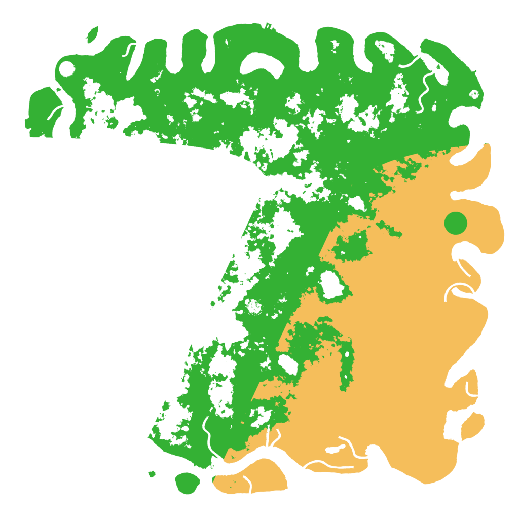 Biome Rust Map: Procedural Map, Size: 6000, Seed: 3069