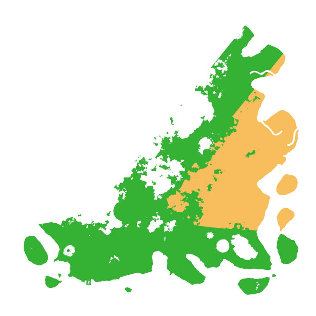 Biome Rust Map: Procedural Map, Size: 4250, Seed: 8264