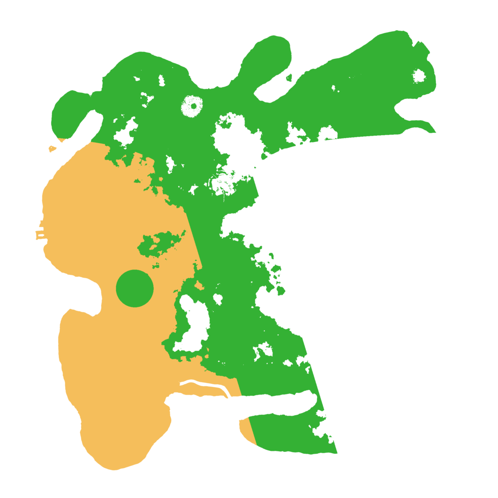 Biome Rust Map: Procedural Map, Size: 3500, Seed: 2408