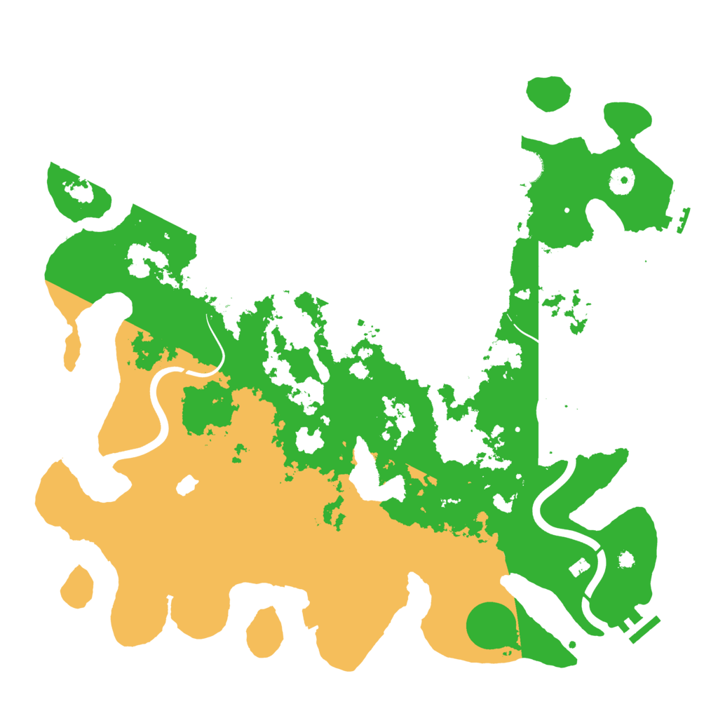 Biome Rust Map: Procedural Map, Size: 4000, Seed: 183502945