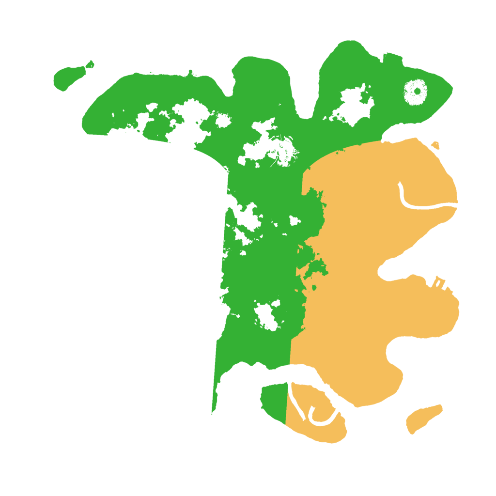 Biome Rust Map: Procedural Map, Size: 3000, Seed: 29211