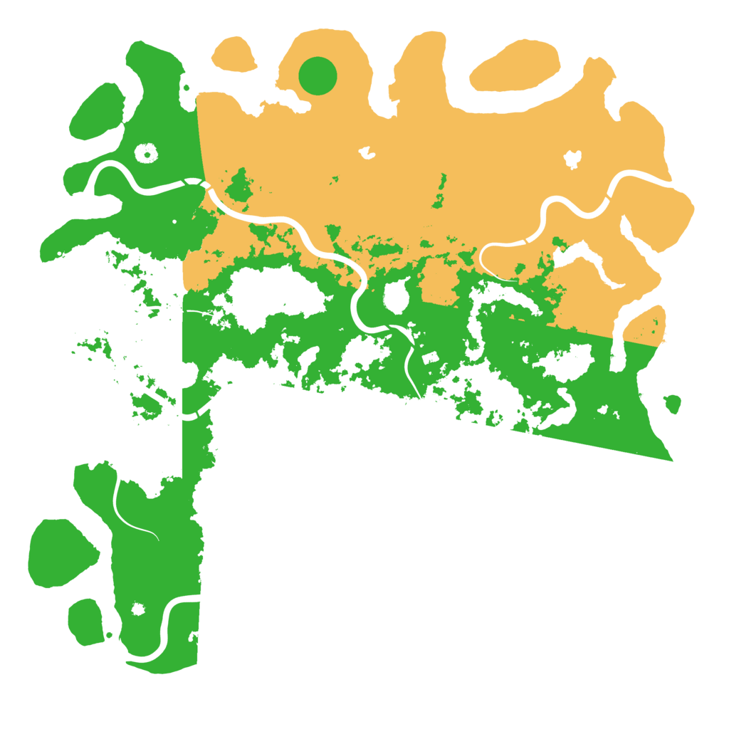 Biome Rust Map: Procedural Map, Size: 5000, Seed: 136985