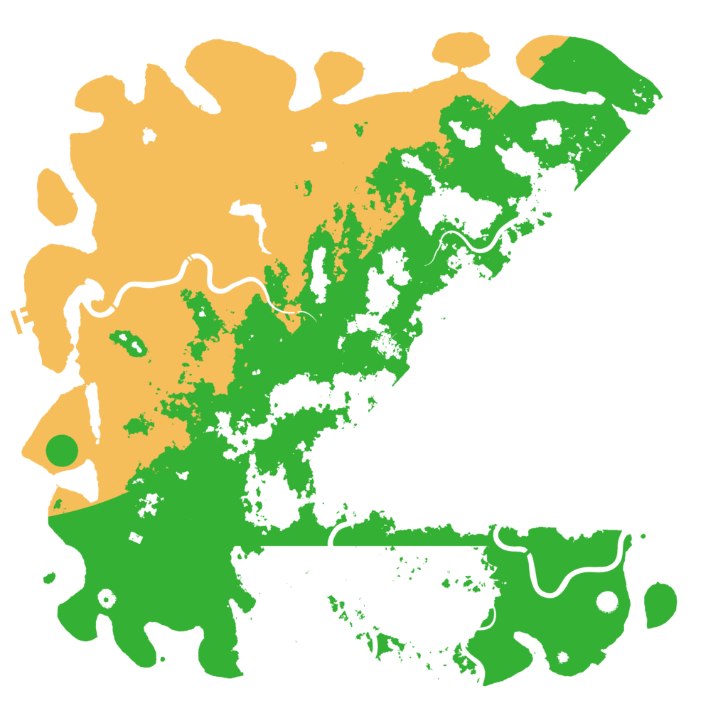 Biome Rust Map: Procedural Map, Size: 6000, Seed: 5312