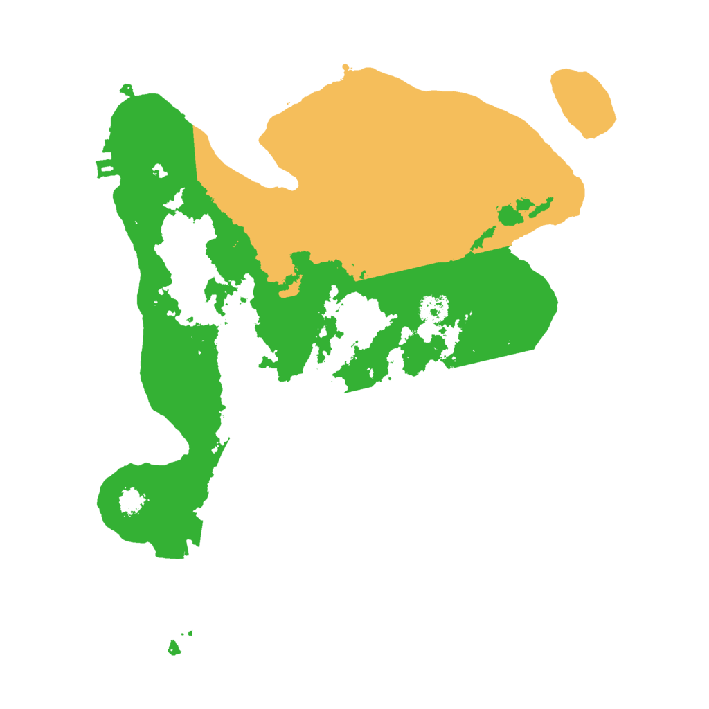 Biome Rust Map: Procedural Map, Size: 2500, Seed: 374546103