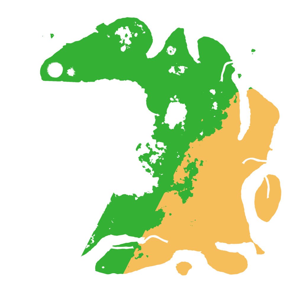 Biome Rust Map: Procedural Map, Size: 3500, Seed: 597328161