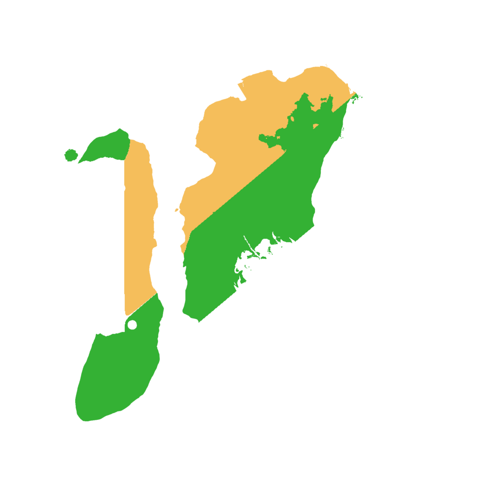 Biome Rust Map: Procedural Map, Size: 1600, Seed: 536784