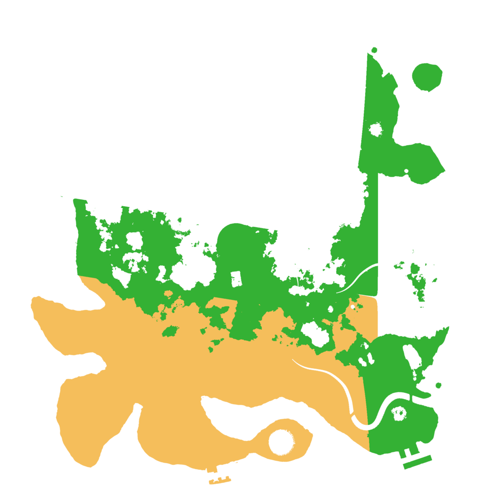 Biome Rust Map: Procedural Map, Size: 3500, Seed: 1862523641