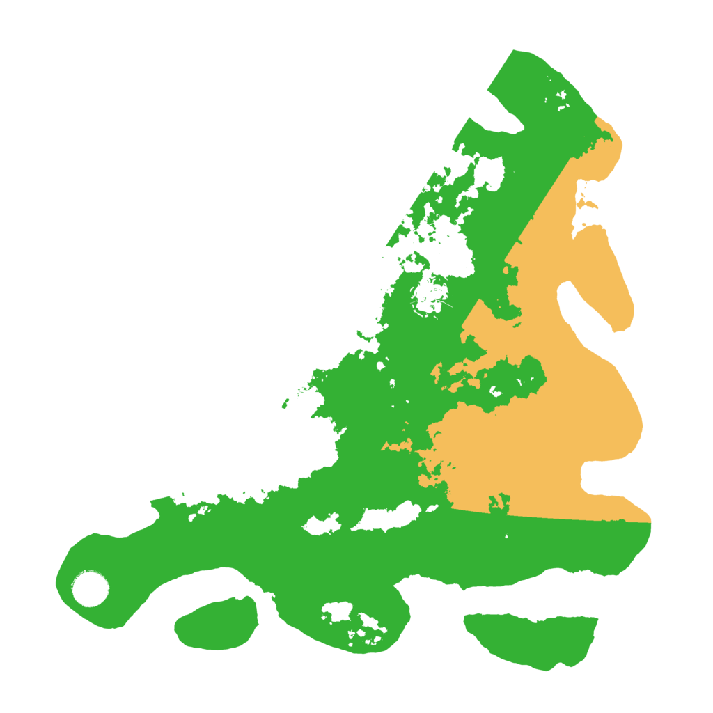 Biome Rust Map: Barren, Size: 3500, Seed: 787546525