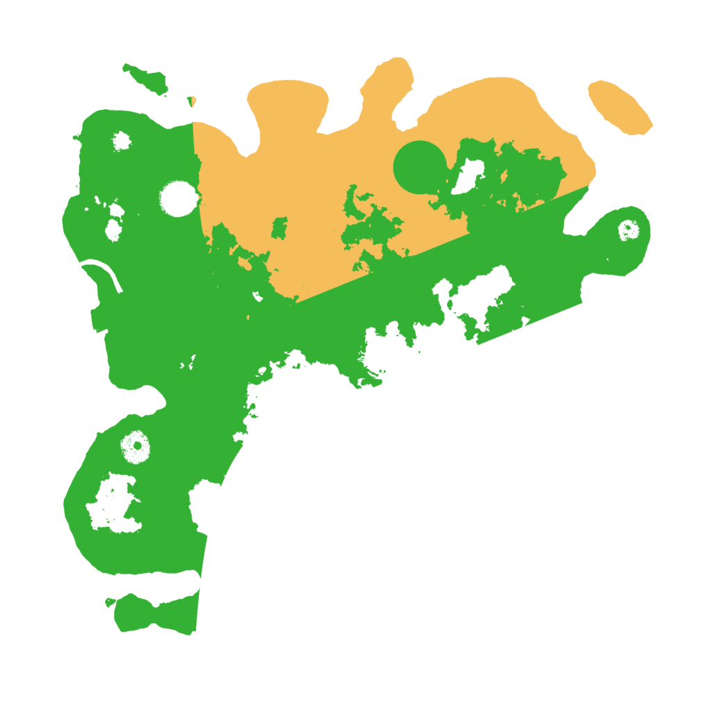 Biome Rust Map: Procedural Map, Size: 3500, Seed: 352770080