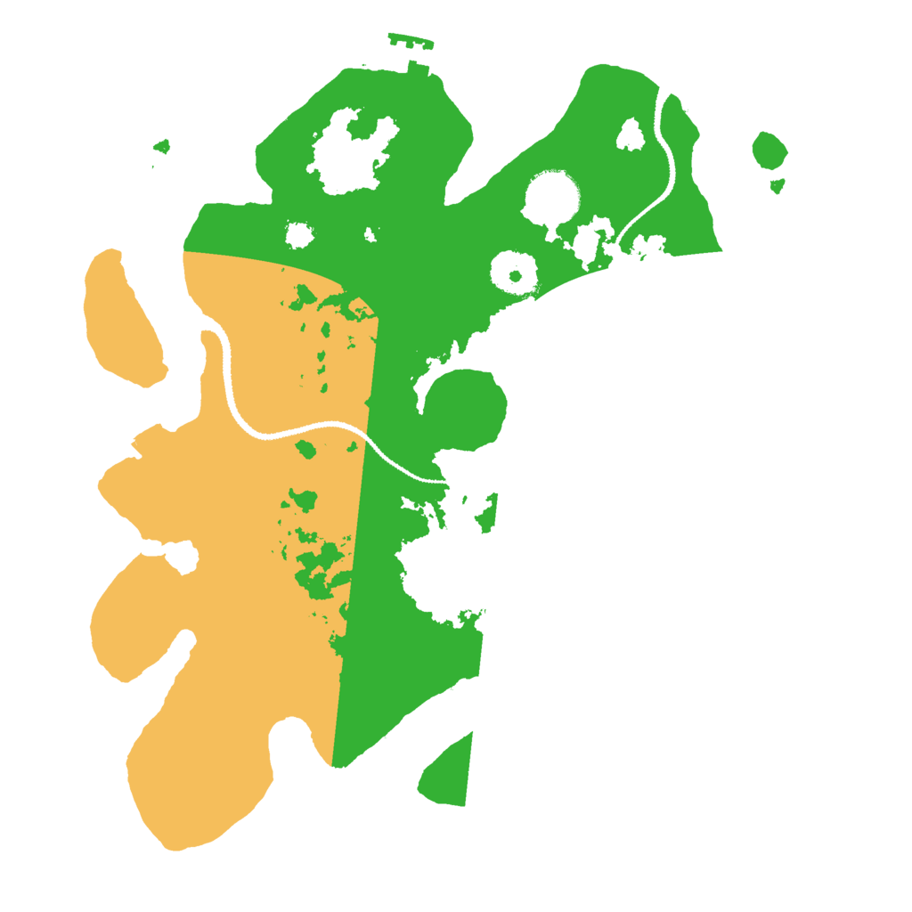 Biome Rust Map: Procedural Map, Size: 3000, Seed: 287568628