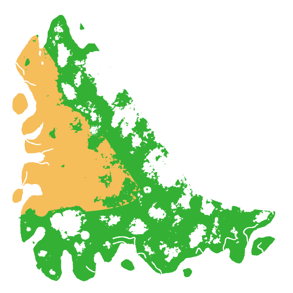Biome Rust Map: Procedural Map, Size: 6000, Seed: 264228182