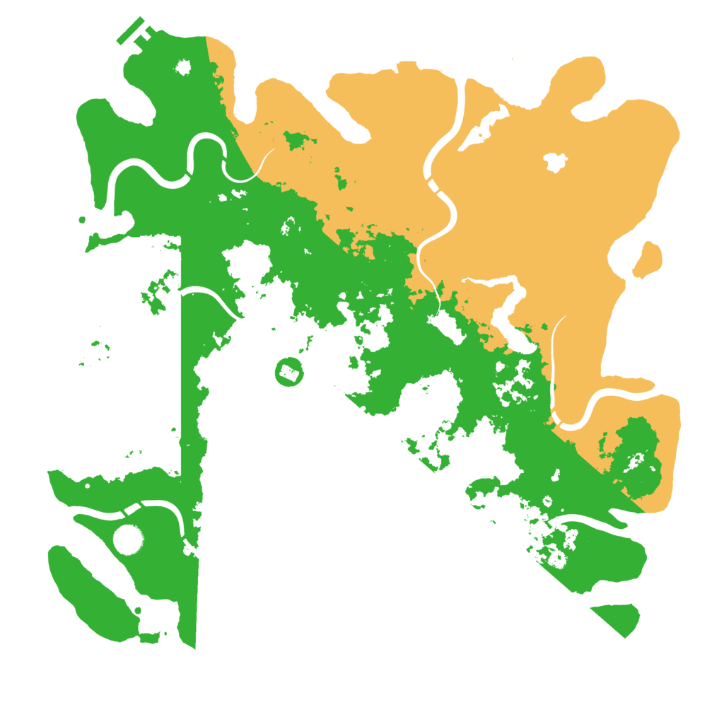 Biome Rust Map: Procedural Map, Size: 4250, Seed: 1200219454