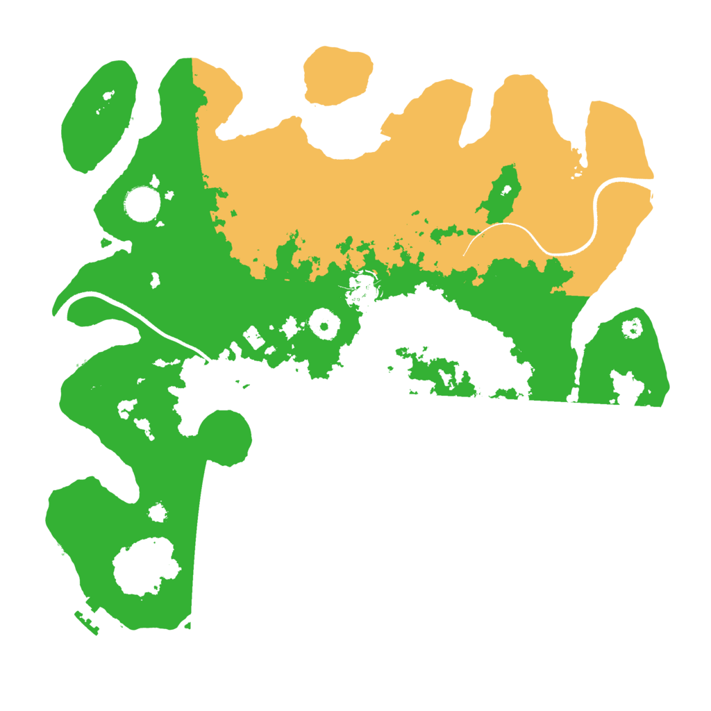 Biome Rust Map: Procedural Map, Size: 3500, Seed: 214565346