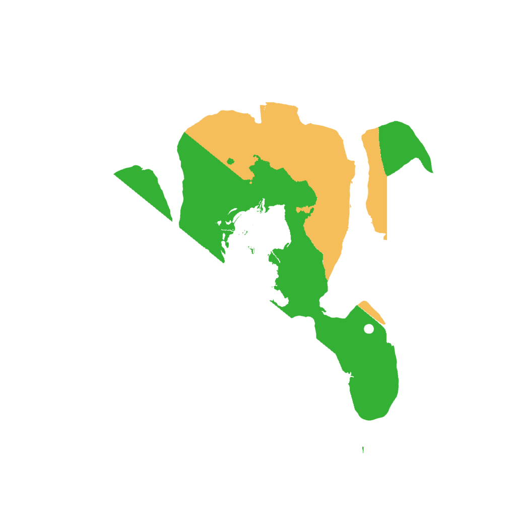 Biome Rust Map: Procedural Map, Size: 1600, Seed: 1005