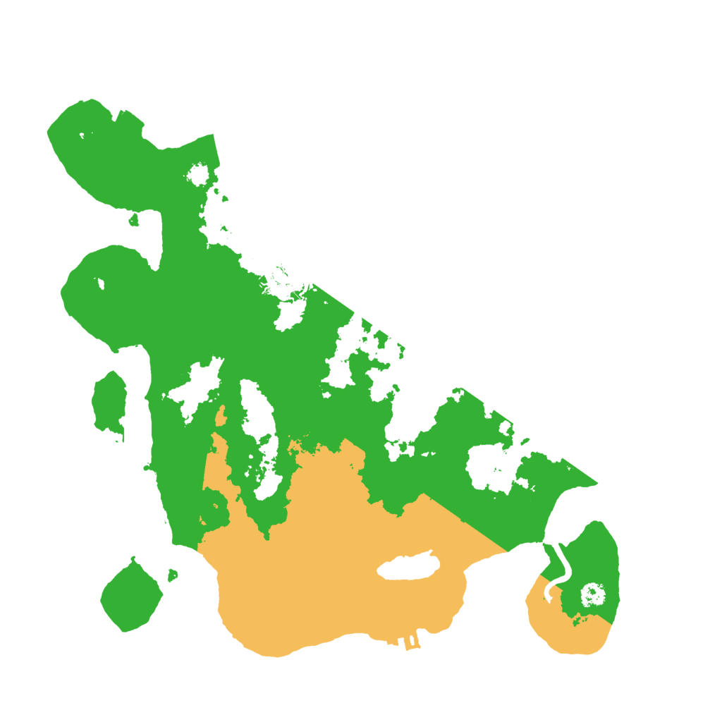 Biome Rust Map: Procedural Map, Size: 3000, Seed: 2038