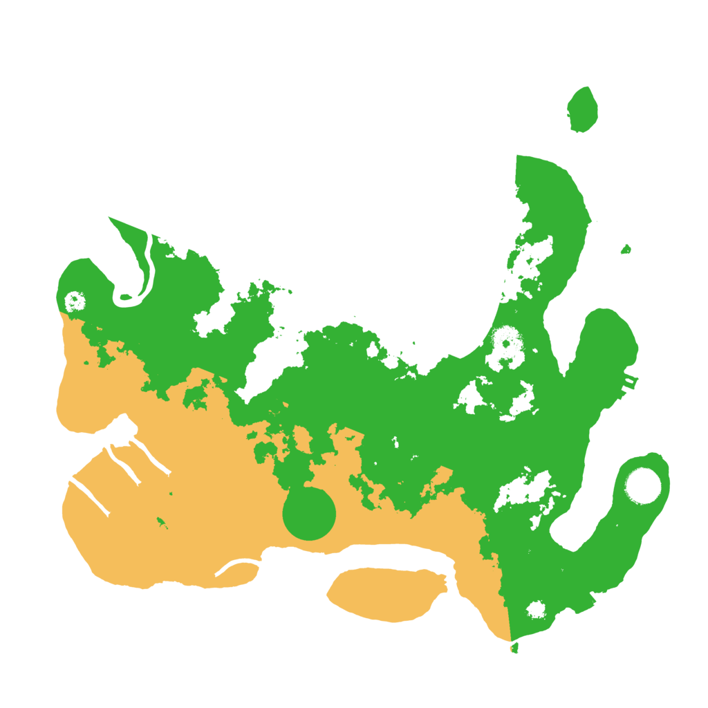 Biome Rust Map: Procedural Map, Size: 3500, Seed: 223769002